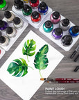 Bottle Black - Versatile Acrylic Drawing Ink for Artists and Students - Permanent Calligraphy Ink - Archival Ink for Illustrating and More