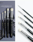 ARTIFY Drybrush Set of 5 Sizes: Expert Series Dry Brush for Effortless Miniature, Model, Ceramics, Citadel Painting - Hobby Detail Small Acrylic Oil Paint Brushes for Tabletop & Wargames Miniatures
