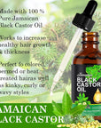 Jamaican Black Castor Oil,Organic Castor Oil for Body Skin,100% Pure Cold Pressed Black Castor Oil Organic,Essential Oil,Massage Oil,Hair Nourishing Oil,Anti-Aging Oil,Massage Oils