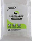 "Clear Stik" Hot Glue Sticks for All Temperatures - Mini Size 4" L, 5/16" D - 25 Pack - All Purpose, Made in USA (DT-25)