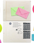 Scoring Board, Envelope Maker, Envelope Punch Board, Scoring Tool, Small Score Board for Paper Crafts, Multi-Purpose Scoring Board for Card Making, Mini Envelope Making and Gift Box Making