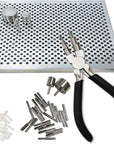 The Wire Bending Jig Tool with 6 in 1 Wire Bending Plier Bail Making Pliers Wire Looping Pliers for Wire Jewelry Making and Wrapping
