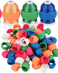 65PCS(65PCS+1PCS Gift) Embroidery Thread Holder-Keep Thread Spool Organized - Thread Spool Holder for Embroidery Thread,Sewing
