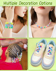 3000Pcs 56 Colors Pony Beads for Bracelet Making Kit, Rainbow Kandi Beads Friendship Bracelet Kit with 910Pcs A-Z Letter Beads, DIY Jewelry Making Beads Craft for Adults