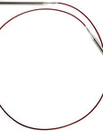Red Lace Circular 32 Inch (81Cm) Stainless Steel Knitting Needle Size US 1 (2.25Mm) 7032-1