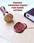 7PCS Harry Potter Wax Stamp Seals Kit with Vintage Seal Wax Stamp Hogwarts for Postcard Stamps Invitation Letters Gifts and Letter Stamps Envelope Wax Seal Stamp Wooden Stamp Set Wax Seal