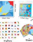 Origami Kit for Kids Ages 5-8 8-12, with Guiding Book, 98 Sheets Paper with 47 Patterns, DIY Art and Craft Projects, Beginners Children'S Day Gift Boy Girl