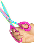 Right Handed Scissors Adults,Titanium Coating Forged Stainless Steel,Comfort Grip Shears,Super-Sharp, for Office Home General Use Professional Crafting, 9.3 Inch