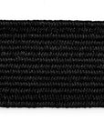 X, Black Braided Elastic, 1/2-Inch by 1-1/2-Yard