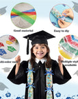 36 Set Graduation Candy Lei Making Kit,Class of 2024 Graduation Hawaiian Candy Lei Bags,Candy Lei Tubing Kit Gift Ribbon Present for Graduation Party Supplies