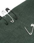 Asst Black and White Professional Style Safety Pins, Multisize, 25-Count