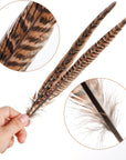 27Pcs 25-30Cm Natural Pheasant Feathers for DIY Craft Wedding Home Party Decorations