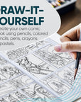 - Blank Comic Book, Draw-It-Yourself Comic Sketch Book with Dynamic Panels, 6.6 X 10 Inches, 28 Pages, Pack of 3