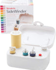 388175A Sidewinder Portable Automatic Bobbin Winder Machine, 120 Voltage, White