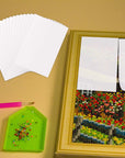 100 Pieces Diamond Painting Release Paper Double-Sided Release Paper Non-Stick Diamond Painting Cover Replacement Paper, 5.9 X 3.9 Inch