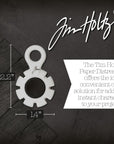 Tim Holtz Paper Distressing Tool - Scrapbook Supplies for Cardstock and Creating Rough Torn Edges - Distresser with 7 Recessed Blades