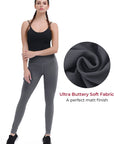 Anti-Nail Leggings for Women, Non-See-Through Yoga Pants with Phone Pockets, Tummy Control Full-Length/Capri Tights