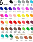 Acrylic Paint Set, 56 Colors (2Oz/60Ml), Matte Finish, Waterproof, Rich Pigments, Non-Toxic Paints for Painting on Canvas Crafts Wood Ceramic, Fabric Ideal for Beginners and Students