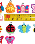 Rubber Loom Band Silicone Charm, Bracelet Charms,Loom Rubber Bands Charms,Bracelet Pendant, (100Pcs)