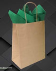 Gift Wrap Tissue Paper | Size: 15 Inch X 20 Inch | Count: 100 Sheets (Green)