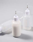 10 Pieces Precision Needle Tip Glue Bottle Applicator 1 Ounce/ 30 Ml Empty Applicator Glue Oiler Squeeze Bottle for Paper Quilling DIY Craft