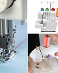 95Pcs Bobbins Sewing Thread Kits, 400 Yards per Sewing Thread Polyester Spools with Case 45 Colors Sewing Supplies, Prewound Bobbin for Brother Singer Janome Hand & Machine Sewing