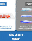 Resin Leveling Table for Epoxy Resin & Art Work,16''X 12'' Adjustable Self Leveling Epoxy Resin Accessories, Resin Supplies, Acrylic Pouring Tool, Multipurpose Resin Leveling Board