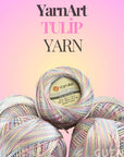 Variegated Pastels - Yarn Art Tulip Size 10 Microfiber Thread - 50 Gram