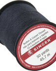 67110 Button & Carpet Sewing Thread, 50-Yards, Black, 3.80 X 1.50 X 2.50 Inches