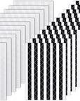 2244 Count Photo Mounting Corner Stickers Self Adhesive for Scrapbooking Photo Album Diary DIY Craft, 22 Sheets (Black & Clear)