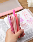 - Journaling Kit, 10 Pack, Pink, Journaling Pens and Highlighters, Journaling Supplies Kit, Journaling Set, Journaling Pens and Markers, Bible Journaling Kit, Pens and Highlighters Set