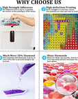 6 Pack Diamond Painting Kits - 5D Diamond Art Kits Full Drill Diamond Painting Kits for Adults Kids Beginners, DIY Butterfly Hummingbird Flowers Diamond Painting Packs Home Wall Decor 11.8X15.7Inch