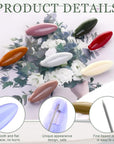 32 Pcs Scarf Safety Pins,Colorful Hijab Pins,Plastic Hijab Clip Bulk,Fashion Brooches and Pins for Girls Women(21 Colors)