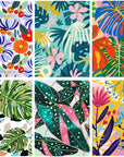 6 Pack Flowers Paint by Numbers Kits for Adults Beginners, DIY Paint by Numbers for Adults on Canvas without Frame, Drawing Paintwork with Paintbrushes Oil Painting for Home Wall Decor 7.9X11.8Inch