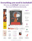 Earth to Snoopy Peanuts Diamond Painting Kit,13" X 15" (32.8 X 38.1 Cm)