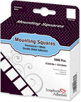 by 3L Mounting Squares Permanent, White