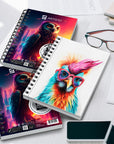 5.5X8.5” Premium Sketch Book Set, Pack of 3 (300 Sheets), 68Lb (100Gsm), Spiral Bound, Acid-Free Drawing Paper, Perfect for Most Dry Media