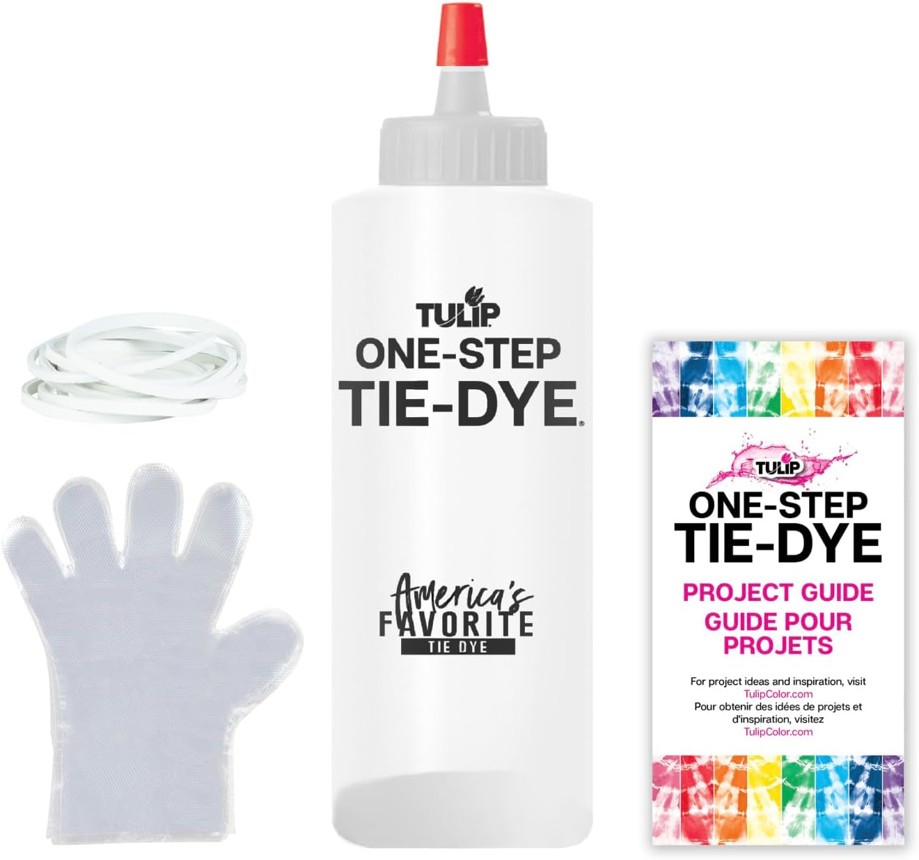 One-Step Tie-Dye Kit  Fabric Dye Open Stock 21543 Fdy Opstk Red 3/36, as Detailed