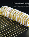 Chains Jewelry Making Supplies Gold Chains for Making Jewelry, 111.5 Feet 15 Rolls Jewelry Chains for DIY Necklace Bracelet Findings with Jump Rings/Lobster Clasps/Connectors