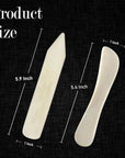 Bone Folder & Creaser Tool - 2PCS - Scoring, Folding for Origami, Paper Crafts, Bookbinding, Leather Crafts and Card Making & Folding Paper