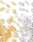 A-Z Metal Letter Charms for Jewelry Making, 200Pcs/104Pcs, Capital Alphabet Initial Charms