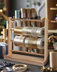 Ribbon Organizer,Ribbon Holder Organizer Rack,Ribbon Spool Holder Suitable for Wreath Making Supplies,Spool Holder,Ribbon Storage Organizer for Craft Room,Sewing Room and Flower Store.
