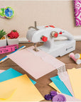 Stitch Quick + (Two Thread) Hand Held Mending Machine, White (01774)
