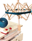 Wooden Umbrella Swift Yarn Winder - Knitting Umbrella 24" Swift Yarn Winder Holder, 1Pcs Swift Yarn Winder