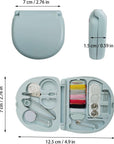 2 Pack Mini Sewing Kit, Portable Sewing Kit, Portable Travel Sewing Box Kit, Heart-Shaped Mini Sewing Box, Mini Travel Sewing Kit, Sewing Kit Travel Mini, Travel Sewing Kit Mini