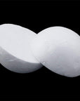 10PCS 2“ White Foam Balls Half round Hemispherical Christmas Craft Ball Wedding Decoration DIY Art Decoration