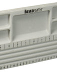 Travel Bead Design in Beading Board and Gray Flock with Lid, 7.75 by 11.25-Inch