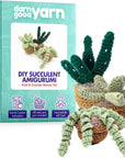 - Crochet Kit for Beginners to Intermediate | Cactus DIY Crochet Amigurumi - Crochet Kit Include Pattern, Yarn, Crochet Hook, Stuffing and Knitting Needles