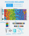 5D Diamond Art Kits for Adults, Licensed Full Drill Diamond Painting Kits for Home Wall Decor, Gifts for Women Mom(13X26 Inches)