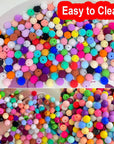 300Pcs Silicone Beads, 12Mm round Silicone Beads Bulk for Keychain Making Kit 30 Colors Rubber Beads Silicone Focal Beads Loose Beads for Necklace Bracelet Lanyard Making